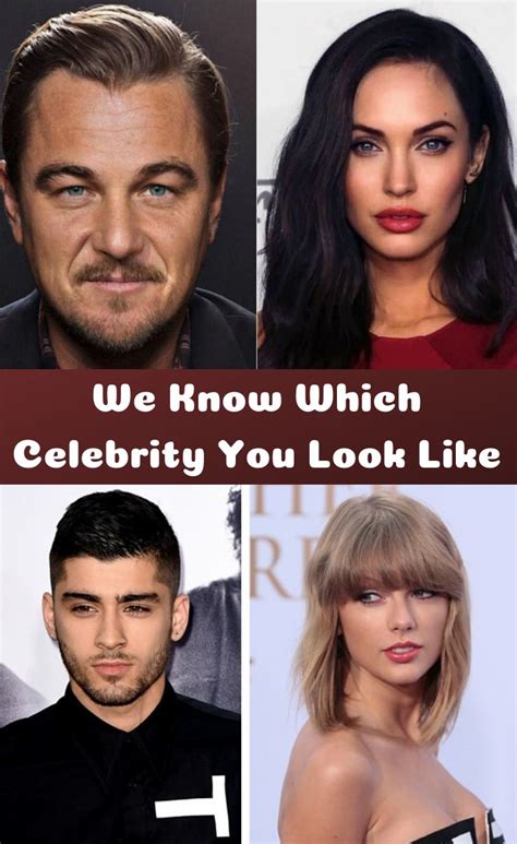 which celebrity you look like